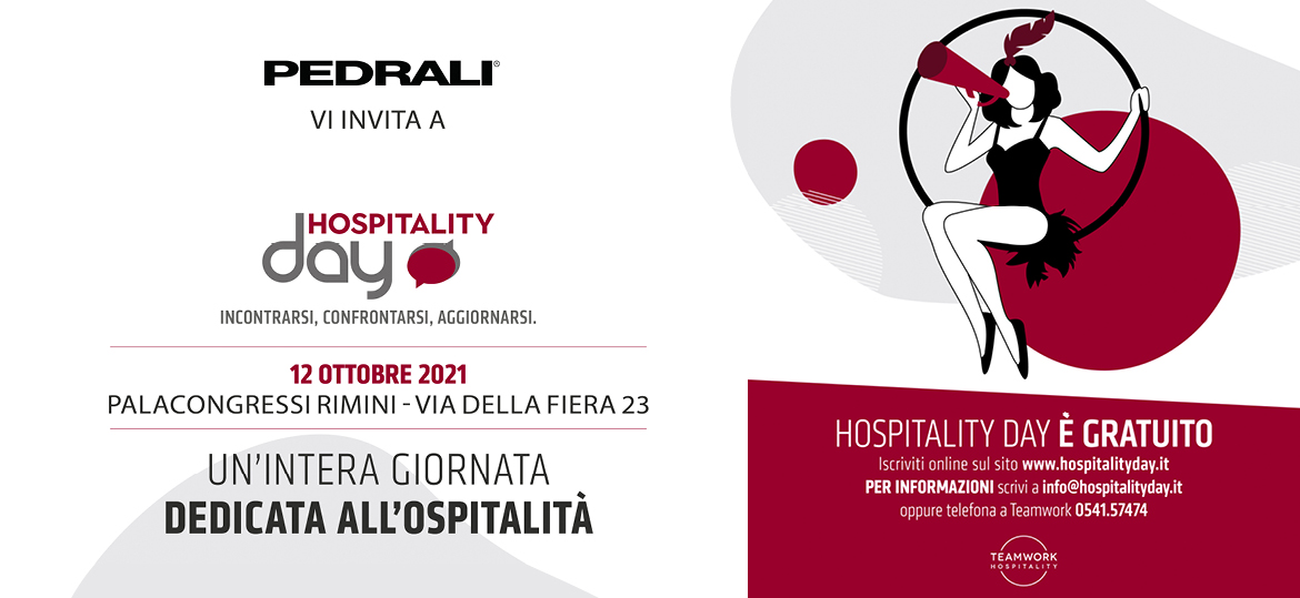 pedrali à rimini pour hospitality day
